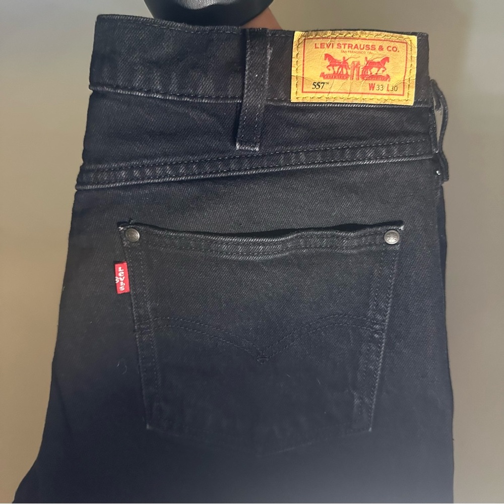 Levi's Slim Straight Black Jeans